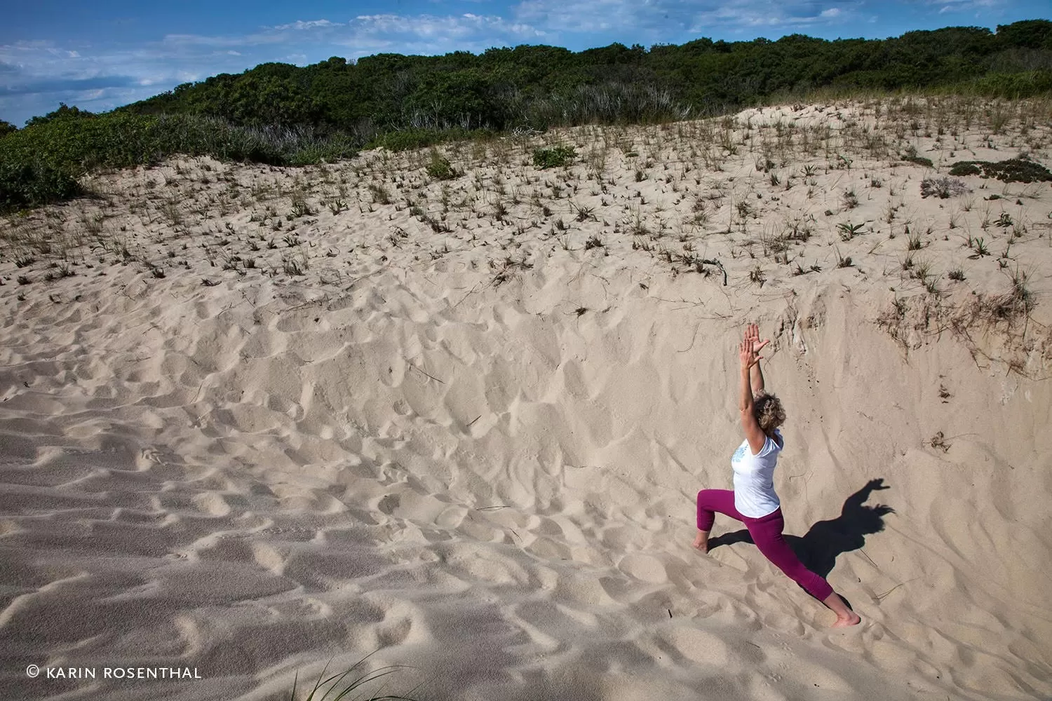 Rahel on sand